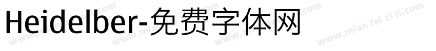 Heidelber字体转换