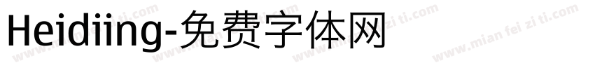 Heidiing字体转换