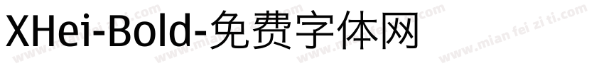 XHei-Bold字体转换