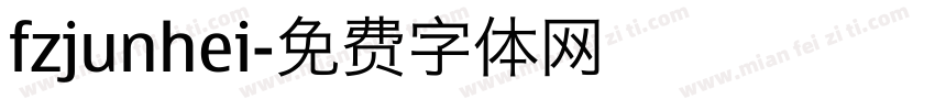 fzjunhei字体转换