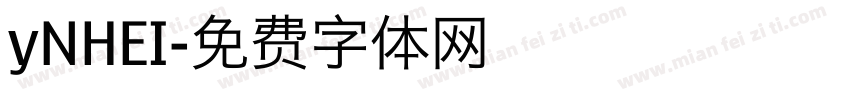 yNHEI字体转换