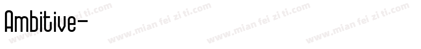 Ambitive字体转换