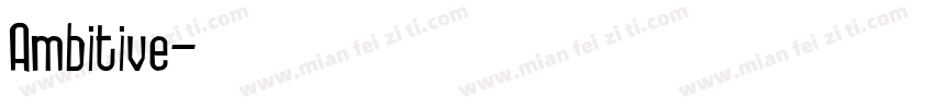 Ambitive字体转换