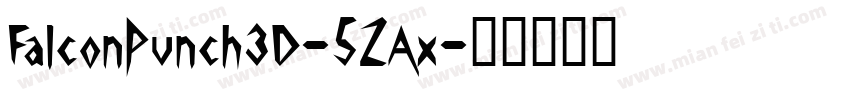 FalconPunch3D-5ZAx字体转换