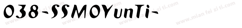 038-SSM0YunTi字体转换