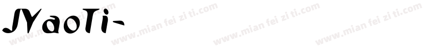 JYaoTi字体转换