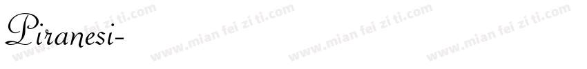 Piranesi字体转换