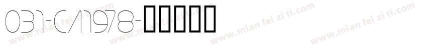 031-CA1978字体转换