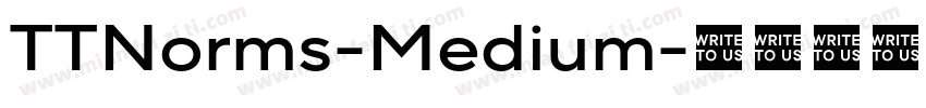 TTNorms-Medium字体转换