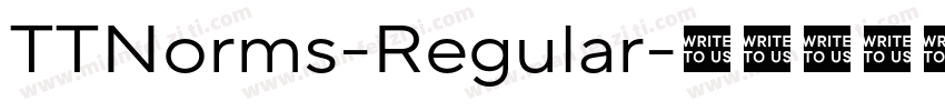 TTNorms-Regular字体转换