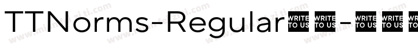 TTNorms-Regular字体字体转换