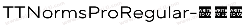 TTNormsProRegular字体转换