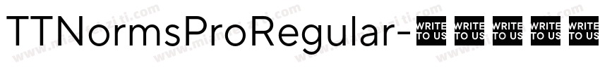 TTNormsProRegular字体转换
