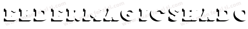 ElderMagicShadowItalic-vMrA字体转换