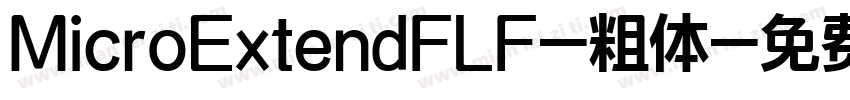 MicroExtendFLF-粗体字体转换