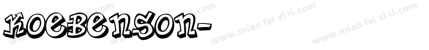 KoeBenson字体转换