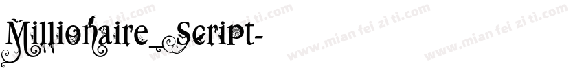 Millionaire_Script字体转换