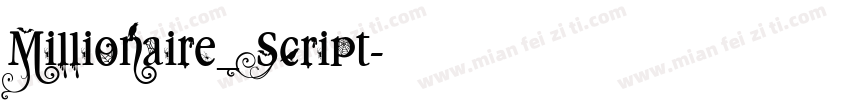 Millionaire_Script字体转换