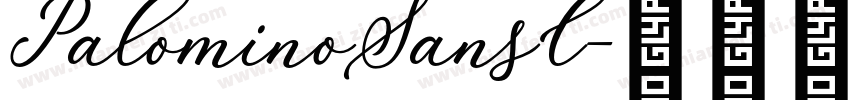 PalominoSansC字体转换