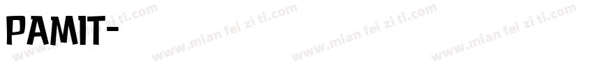 Pamit字体转换