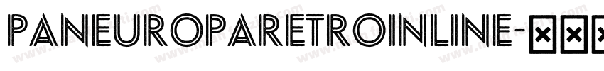 PaneuropaRetroInline字体转换