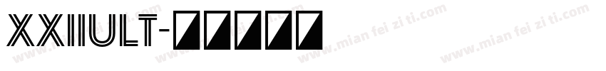 XXIIult字体转换