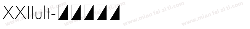 XXIIult字体转换