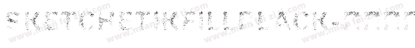 SketchetikFillBlack字体转换