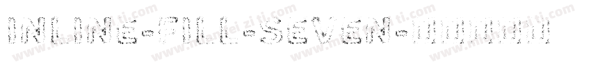 Inline-Fill-Seven字体转换