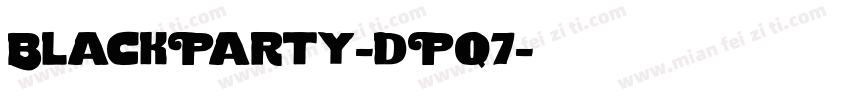 BlackParty-dPq7字体转换