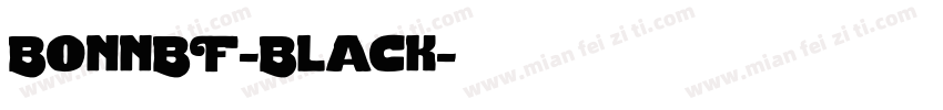 BonnBF-Black字体转换
