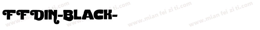 FFDIN-Black字体转换