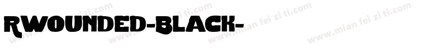 Rwounded-Black字体转换