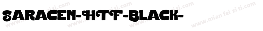 Saracen-HTF-Black字体转换