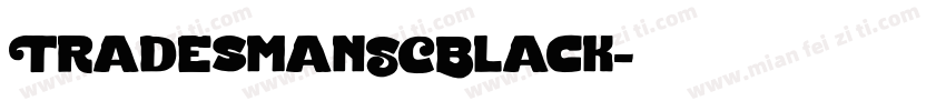 TradesmanSCBlack字体转换