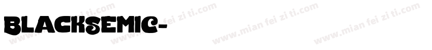 BlackSemiC字体转换