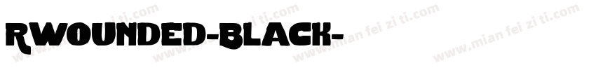 Rwounded-Black字体转换