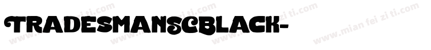 TradesmanSCBlack字体转换