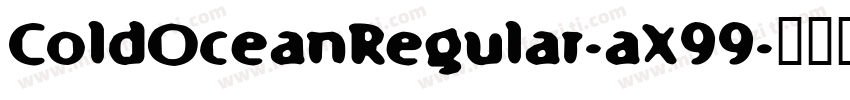 ColdOceanRegular-aX99字体转换