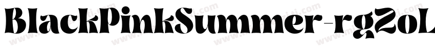 BlackPinkSummer-rg2oL字体转换