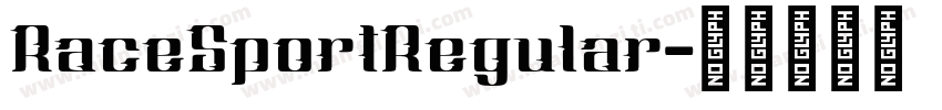 RaceSportRegular字体转换