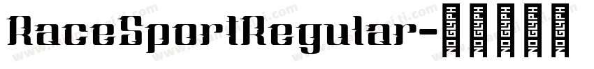 RaceSportRegular字体转换