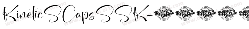 KineticSCapsSSK字体转换