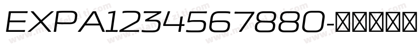 EXPA1234567880字体转换