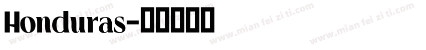 Honduras字体转换
