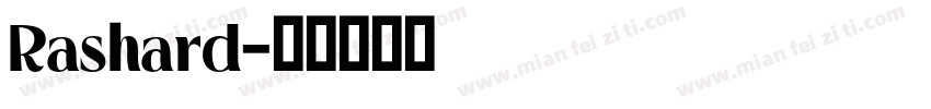 Rashard字体转换