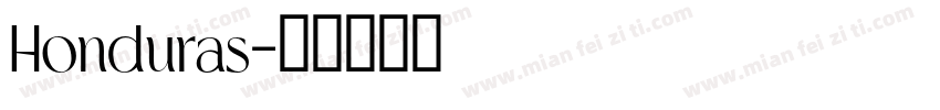 Honduras字体转换