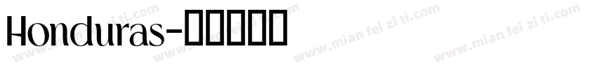 Honduras字体转换