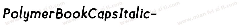 PolymerBookCapsItalic字体转换