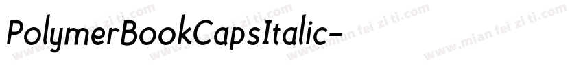 PolymerBookCapsItalic字体转换